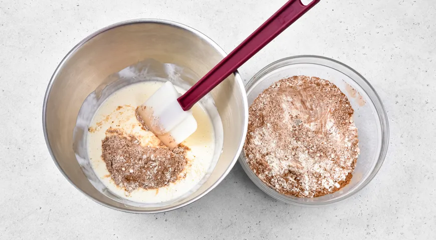 Торт Три стакана со сметанным кремом