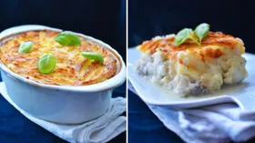 Рецепты с мукой пшеничной, твёрдыми сырами и рассольными сырами
