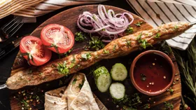 Рецепты с курятиной, черри и хлебобулочными изделиями