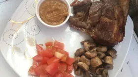 Рецепты с грибами, мясом и соей