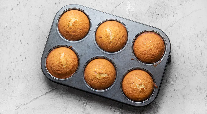 Маффины с джемом внутри