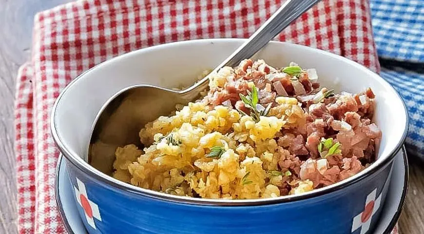 Овсянка с фаршем по-ирландски