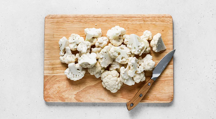 Цветная капуста в хрустящем пивном кляре