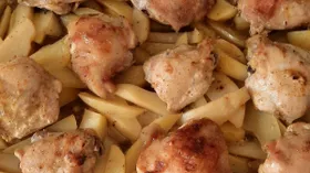 Курица с картошкой в духовке