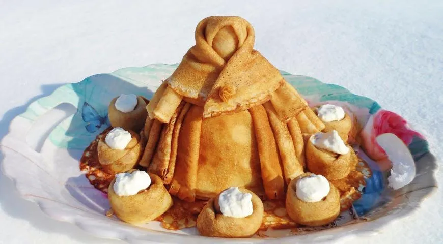 В пятницу куклу Масленицы можно сделать и из блинов