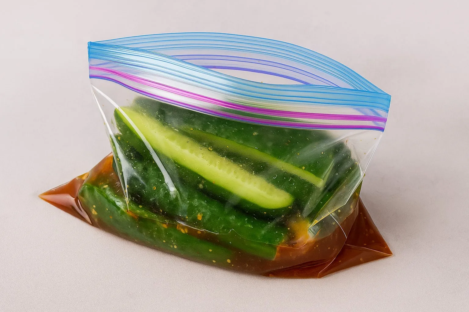 Битые огурцы в пакете — простой и быстрый рецепт малосольных огурцов