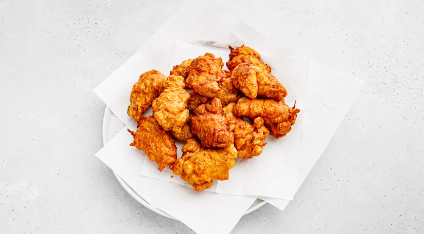 Крылышки в кисло сладком соусе на сковороде