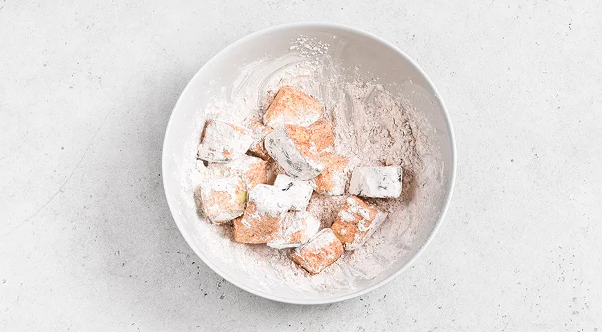 Салат «Лаззат» с хрустящими баклажанами