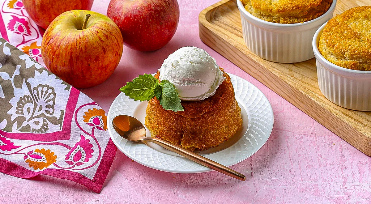 Хлебная мини-шарлотка