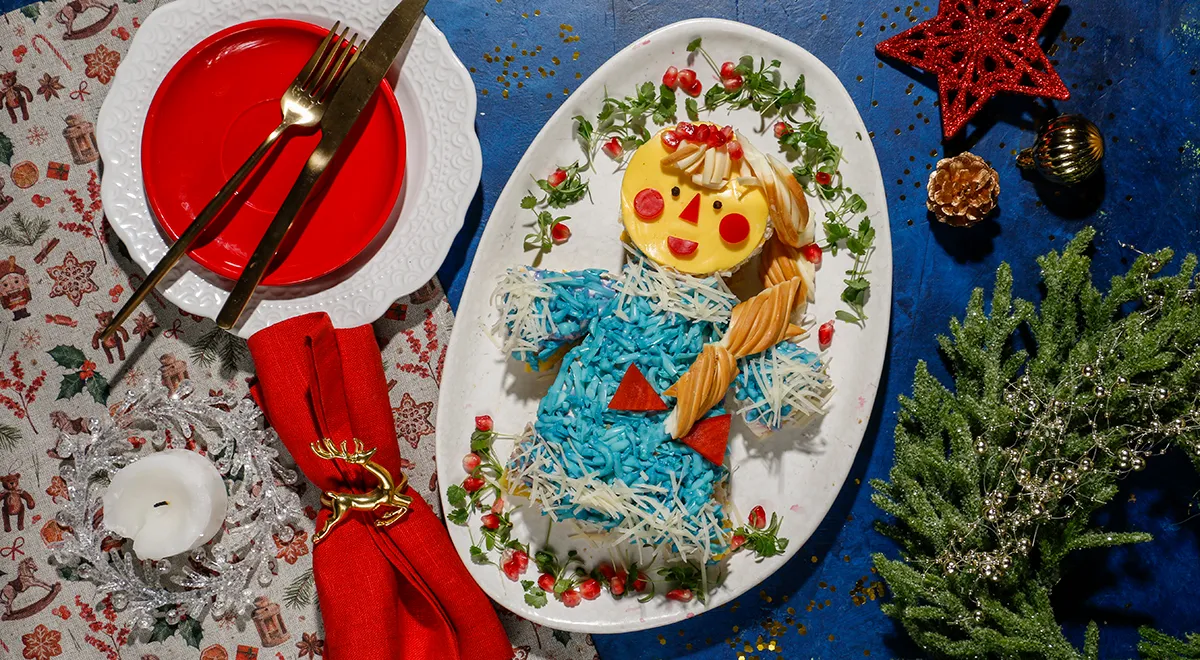 Салат «Снегурочка»