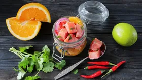 Рецепты с рыбой, чили и лаймом