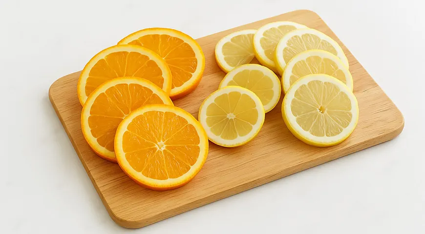 Лимонад из апельсинов, лимона и мяты