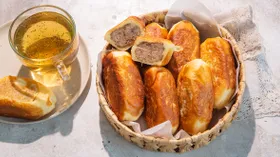 Жареная котлета в тесте