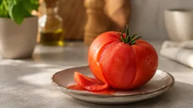 Только мякоть! Диетолог пояснила, в каких случаях нужно снимать кожицу с помидоров