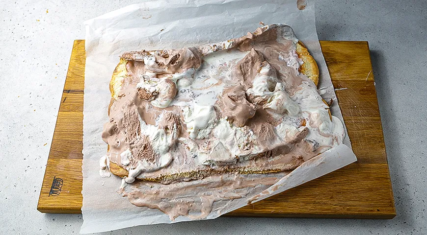 Рулет с мороженым