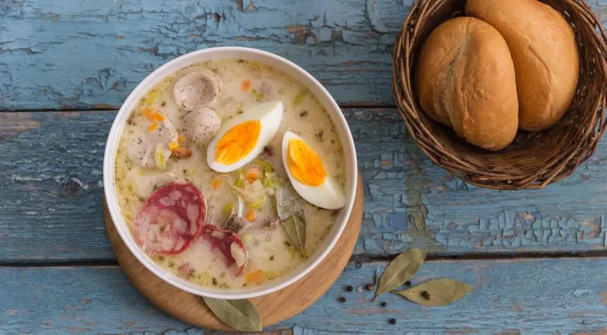 Рецепт белого борща