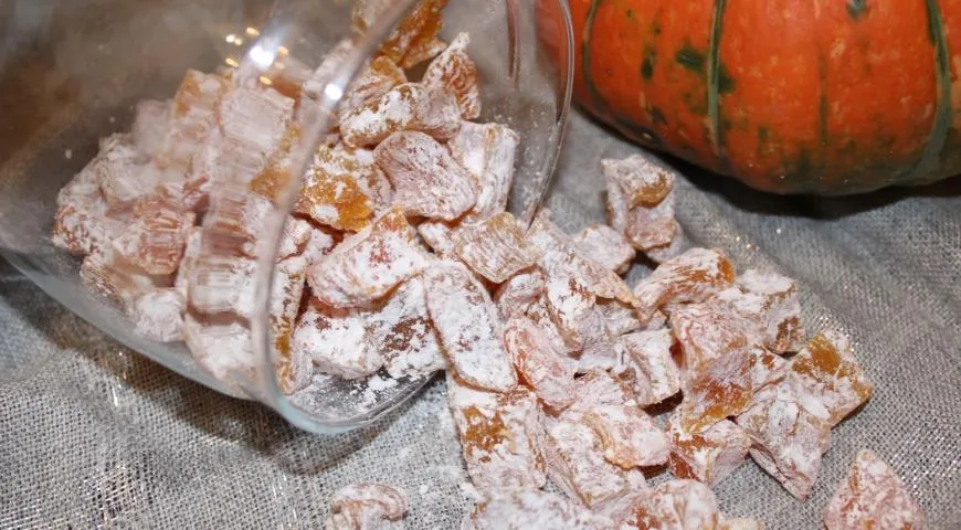 Домашние цукаты из тыквы