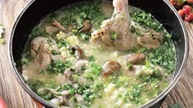 Рецепты с овощами, салом и птицей