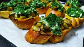 Рецепты с сырами, баклажаном и мятой