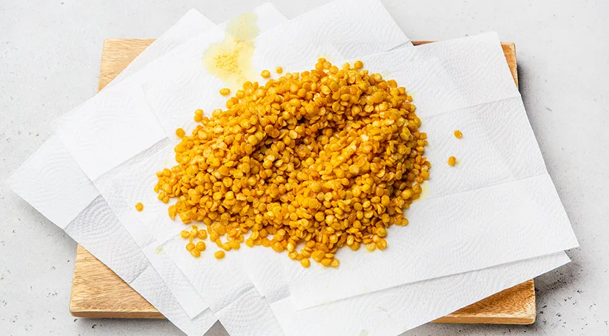 Жареный горох