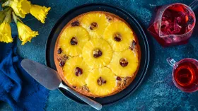Пирог с ананасом
