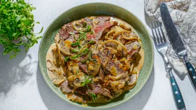 Рецепты с грибами, сметаной и говядиной