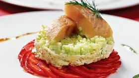 Рецепты с рыбой, огурцом и крабами