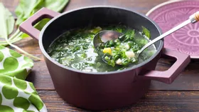 Овощной суп с черемшой