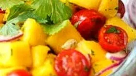 Рецепты с фруктами, черри и кинзой
