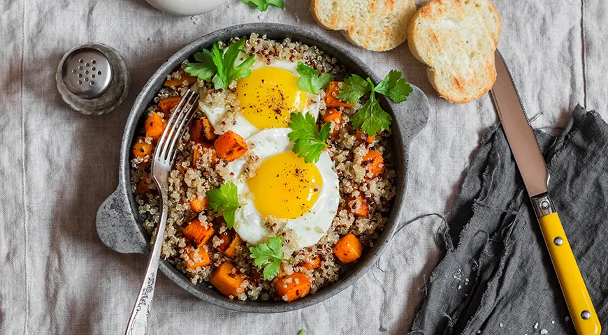 Утренний боул с киноа