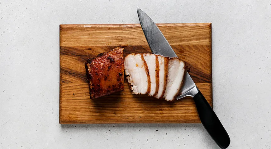 Запеченное сало в духовке