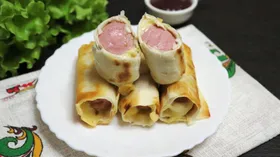 Простые рецепты с лавашем и мясной гастрономией