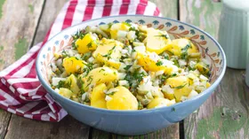 Рецепты с картофелем, маслом оливковым и огурцом