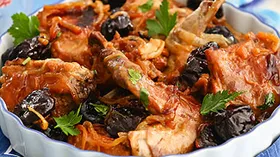Простые рецепты с мясом и виноградом