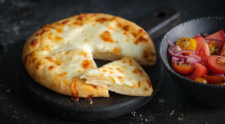 Лепешки с сыром и картофелем