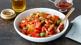 Рецепты с кинзой и фасолью белой