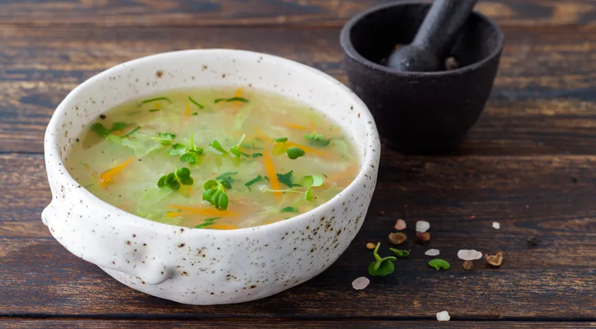 Суп из пекинской капусты