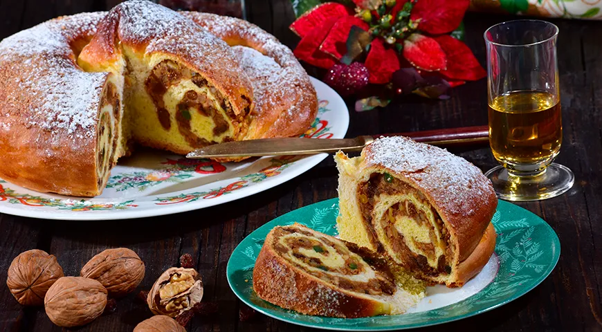 Выпечка приобретает особый виноградно-пряный оттенок при использовании граппы