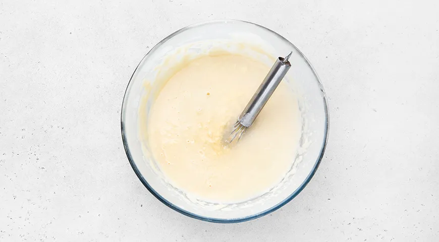 Блинчики с яйцом и сыром