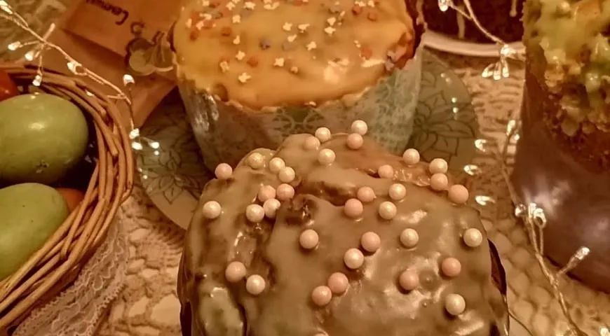 Заварной пасхальный  Кулич