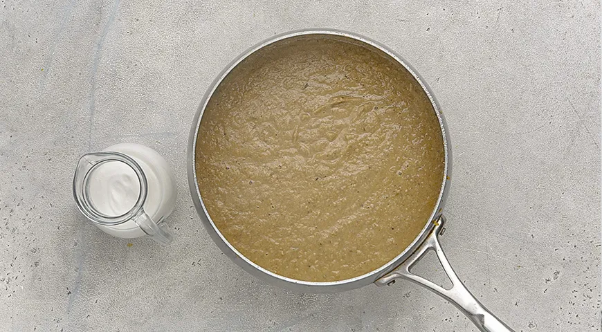 Грибной крем-суп на кокосовом молоке 