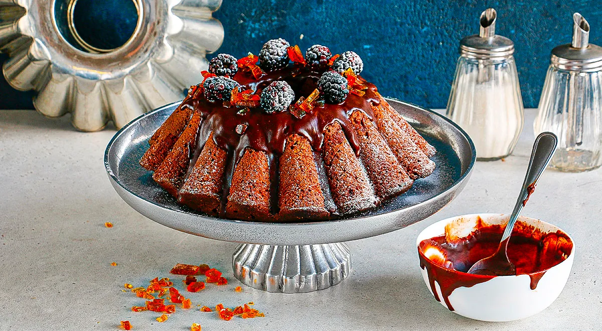 Рецепт шоколадного кекса с ржаным виски