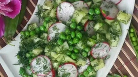 Простые рецепты с огурцом и бобами
