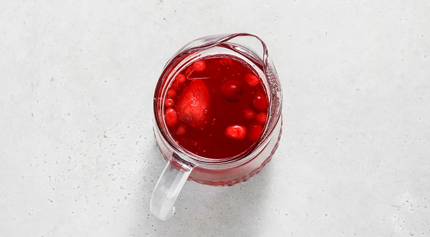 Желе из компота с желатином