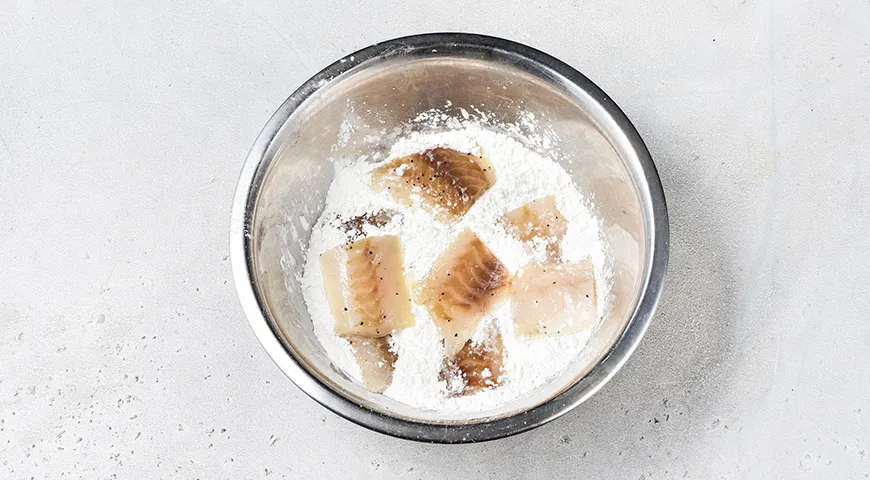 Минтай в кисло-сладком соусе