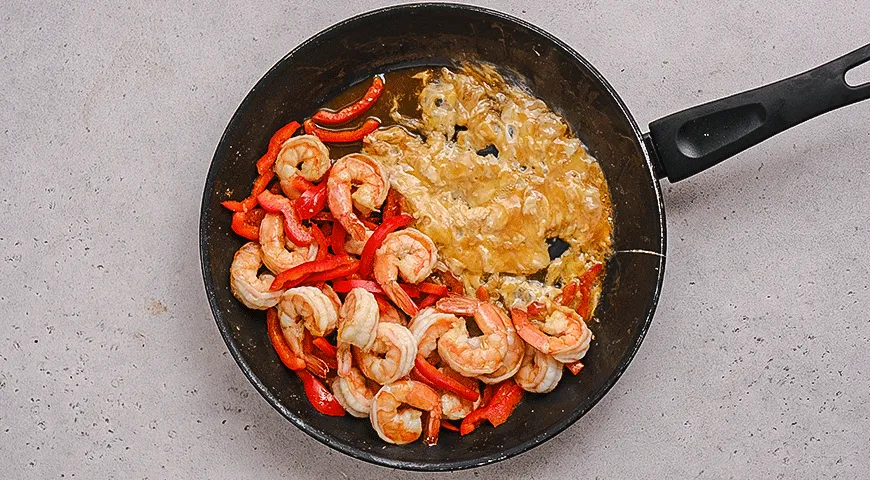 Пад-тай с креветками