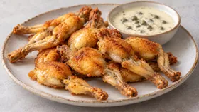 Лягушачьи лапки с соусом