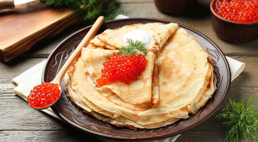 Рецепт идеально тонких блинчиков на воде и яйцах