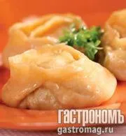 Манты с мясом