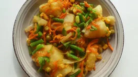 Рецепты с овощами, мясом и фасолью
